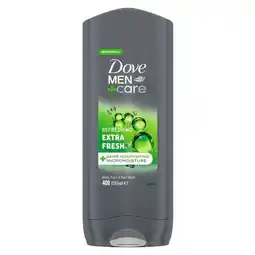 Trekpleister Dove Men+Care Extra Fresh Douchegel aanbieding