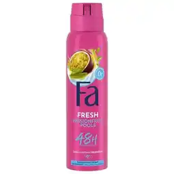 Trekpleister Fa Passion Fruit Pools Deodorant Spray aanbieding
