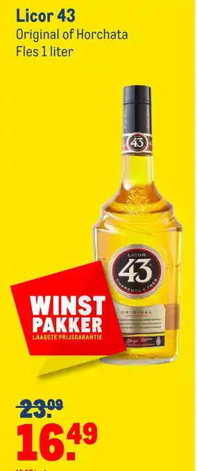 Makro Licor 43 Original of Horchata aanbieding