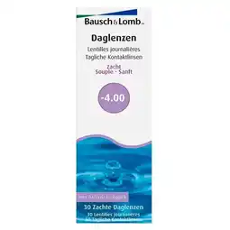 Trekpleister Bausch & Lomb -4.00 Zachte Daglenzen aanbieding