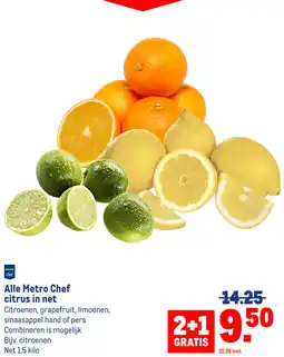 Makro Alle Metro Chef citrus in net aanbieding