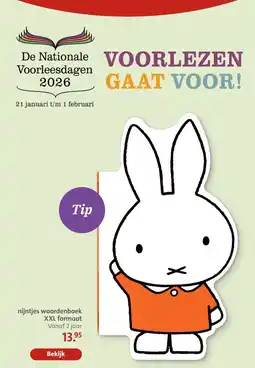 Bruna Nijntjes woordenboek XXL formaat aanbieding