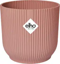 Intratuin Elho bloempot Vibes roze D 34,9 H 32,4 cm aanbieding