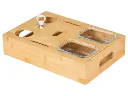 Lidl Wenko Snackplank met glazen bakjes aanbieding