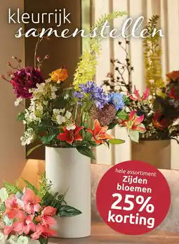 Deka Tuin Zijden bloemen aanbieding