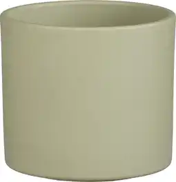 Intratuin Mica Decorations bloempot Era groen D 13,5 H 12,5 cm aanbieding