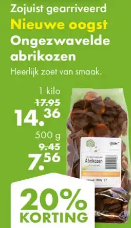 Gezond & Wel Nieuwe oogst Ongezwavelde abrikozen aanbieding