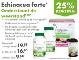 Gezond & Wel Echinacea forte Ondersteunt de weerstand aanbieding