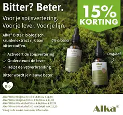 Gezond & Wel Bitter? Beter kruidenextract rijk aan bitterstoffen. aanbieding