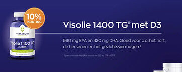 Gezond & Wel Visolie 1400 TGⓇ met D3 aanbieding