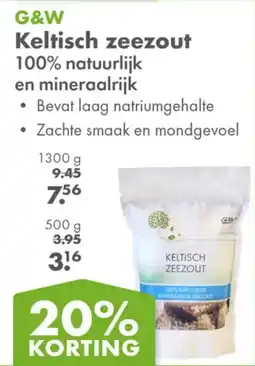 Gezond & Wel G&W Keltisch zeezout aanbieding