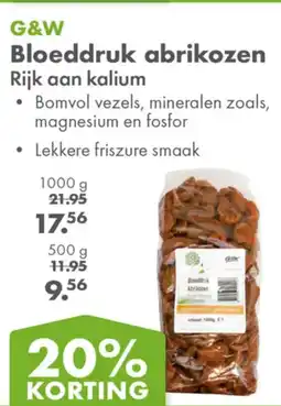 Gezond & Wel G&W Bloeddruk abrikozen aanbieding