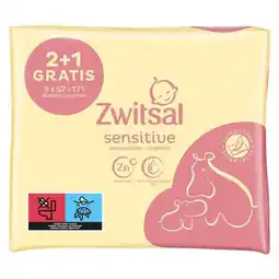 Trekpleister Zwitsal Baby Sensitive Billendoekjes aanbieding