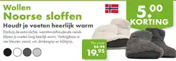 Gezond & Wel Wollen Noorse sloffen aanbieding