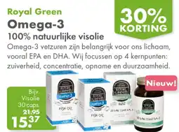 Gezond & Wel Royal Green Omega-3 100% natuurlijke visolie aanbieding