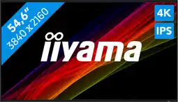 Bol.com iiyama ProLite LH5541UHS-B2 - 55 Inch - IPS - 4K - 24/7 werktijd - 500 cd/m² aanbieding