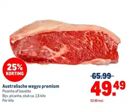 Makro Australische wagyu premium aanbieding