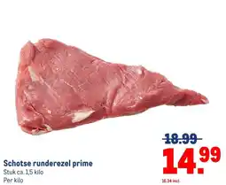 Makro Schotse runderezel prime aanbieding