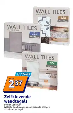Action Zelfklevende wandtegels aanbieding
