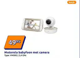 Action Motorola babyfoon met camera aanbieding
