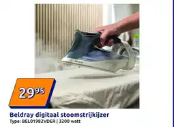 Action Beldray digitaal stoomstrijkijzer aanbieding
