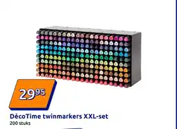 Action Déco Time twinmarkers XXL set aanbieding