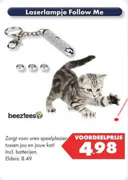 Huisdier Voordeelshop Laserlampje Follow Me aanbieding