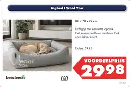 Huisdier Voordeelshop Ligbed I Woof You aanbieding