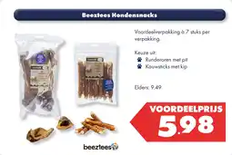 Huisdier Voordeelshop Beeztees Hondensnacks aanbieding