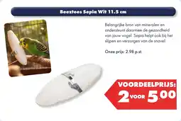 Huisdier Voordeelshop Beeztees Sepia Wit 11.5 cm aanbieding