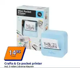 Action Crafts & Co pocket printer aanbieding