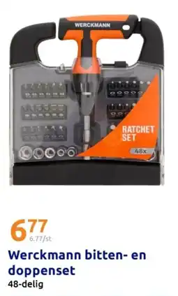 Action Werckmann bitten en doppenset aanbieding