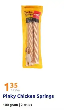 Action Pinky Chicken Springs aanbieding