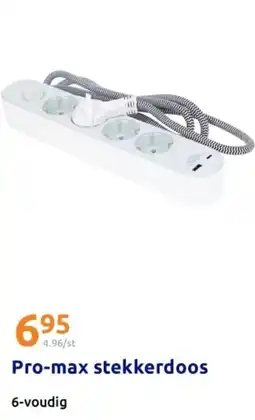 Action Pro-max stekkerdoos aanbieding