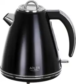Bol.com Adler AD 1343 - Stalen waterkoker - 1.5 liter - Strix - zwart aanbieding