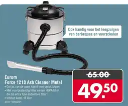 Enorm Eurom Force 1218 Ash Cleaner Metal aanbieding