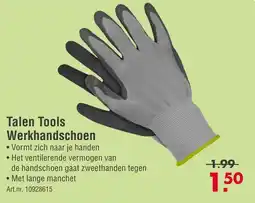 Enorm Talen Tools Werkhandschoen aanbieding