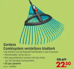 Enorm Gardena Combisystem verstelbare bladhark aanbieding