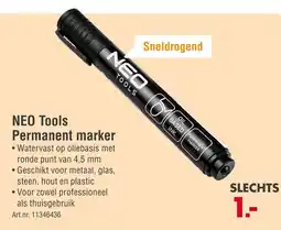 Enorm NEO Tools Permanent marker aanbieding