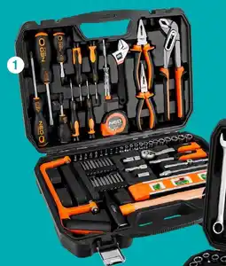 Enorm NEO Tools Gereedschapskoffer 88-delig aanbieding