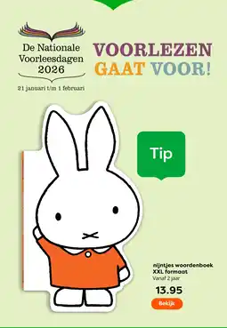 The Read Shop Nijntjes woordenboek XXL formaat aanbieding