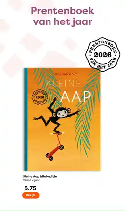 The Read Shop Kleine Aap Mini editie aanbieding