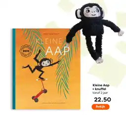 The Read Shop Kleine Aap + knuffel aanbieding