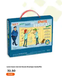The Read Shop Leren lezen met de Stoute Broertjes leeskoffer aanbieding