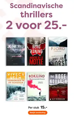 The Read Shop Scandinavische thrillers aanbieding