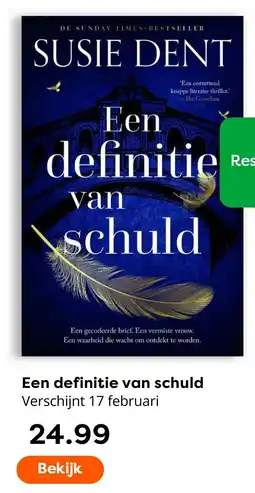 The Read Shop Een definitie van schuld aanbieding