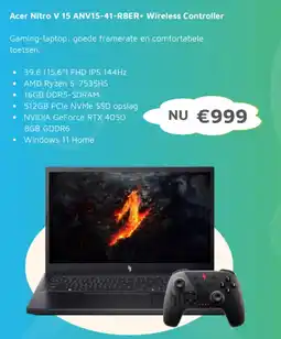 Digitotaal Acer Nitro V 15 ANV15-41-R8ER+ Wireless Controller aanbieding