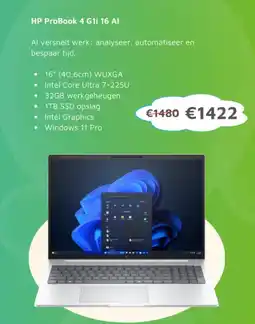 Digitotaal HP ProBook 4 G1i 16 Al aanbieding