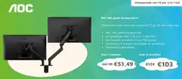 Digitotaal AOC flat panel bureau steun aanbieding