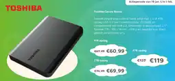 Digitotaal Toshiba Canvio Basics aanbieding